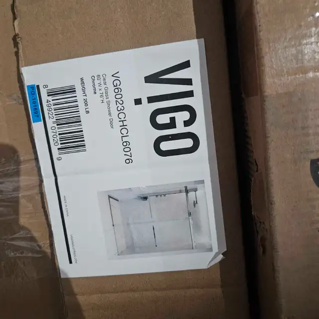 Chrome Shower Door 60"62854394509185122