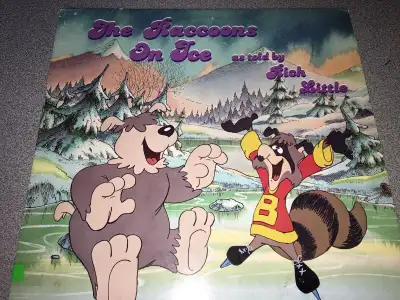Vintage retro collectable. 1981. The Raccoons: The Raccoons On Ice As Told By Rich Little LP VG++/NM...