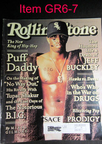 6-7 Rolling Stone Magazine Puff Daddy  Iss 766 August 07 1997