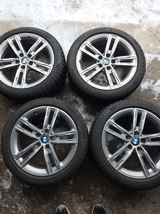 BMW Rims and RF Winter Tires  in Tires & Rims in City of Toronto - Image 4