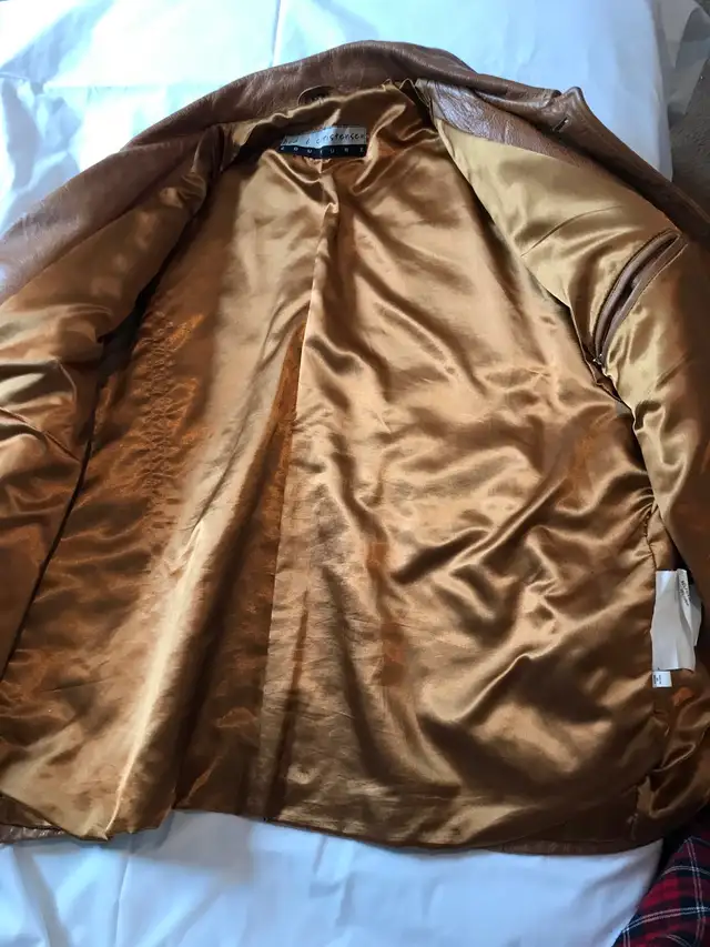Bod Christensen Camel Brown Men’s Leather Jacket - XXL in Men's in Laval / North Shore - Image 3