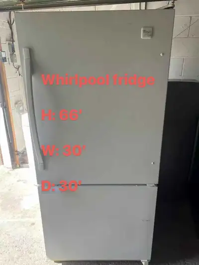Good condition Whirlpiol fridge $200, View more