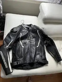 Mens Leather Motorcycle Jacket 