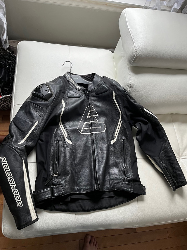 Mens Leather Motorcycle Jacket  in Men's in Cole Harbour
