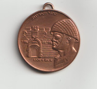 Bronze  medal of Moshe Dayan from Israel