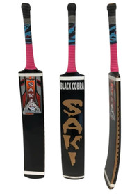 SAKI and Salman Sports Cricket Tape Ball Bats
