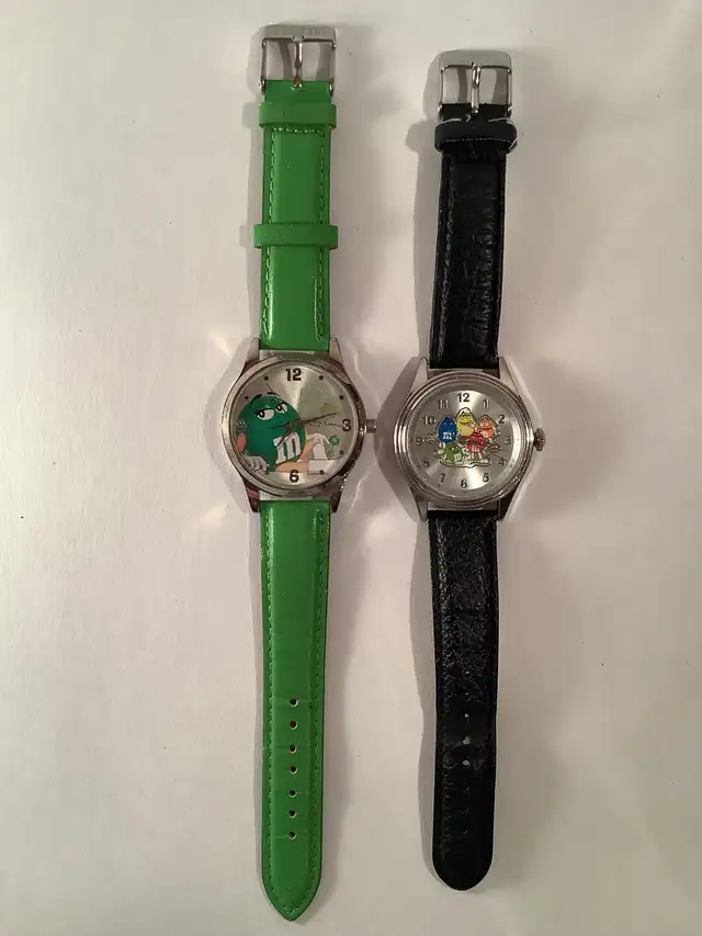 Sexy Green M&M 2008 and M&M Family 2011  Wristwatches  in Arts & Collectibles in City of Toronto - Image 3