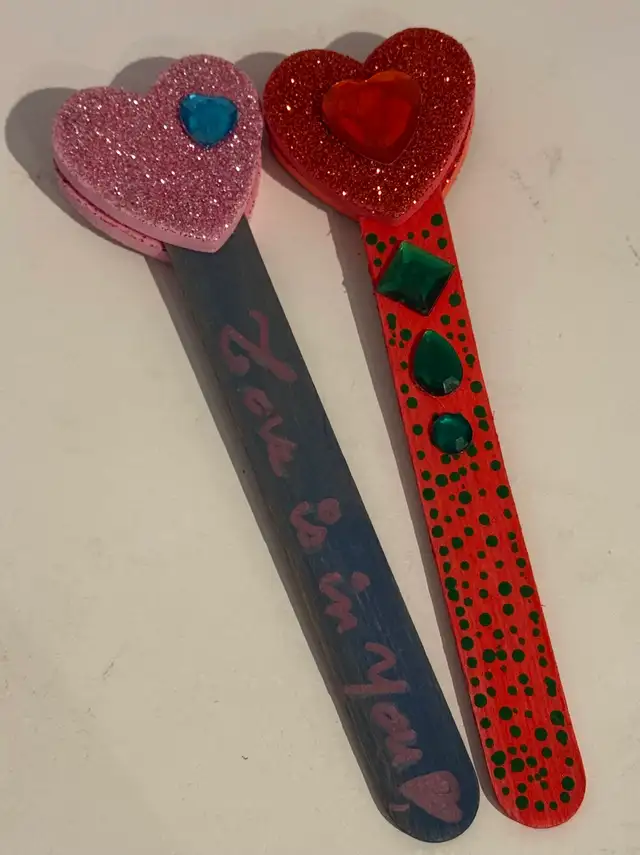 Set of 2 Creative Handmade Inspirational Bookmarks