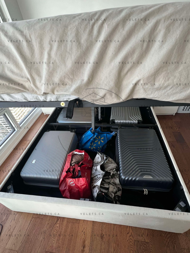 ✨ Queen Size Hydraulic Lift Storage Bed | Brand New in Box in Beds & Mattresses in Peterborough - Image 6