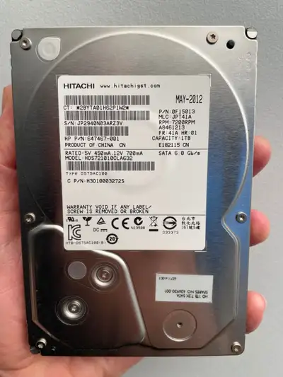 Hitachi 1 TB Desktop Hard Drive, View more