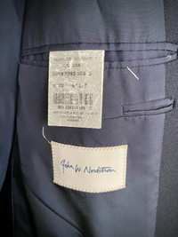 Designer Nordstrom 100% Cashmere Navy Blazer