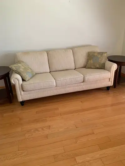 Sofa and pillows, View more