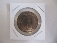 Vintage British UK Large Penny Excellent Condition Circa 1902