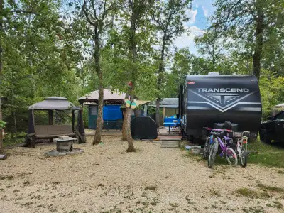 Seasonal site with trailer for sale camp Neustand, View more