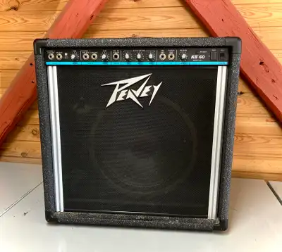 Peavey KB-60 Teal Stripe Made in USA 2-Channel Amp, View more