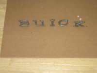 Buick Name Emblems