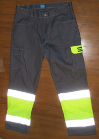 $50 Like new Atlas Copco Euro style work pants high visibility