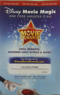Looking For Disney Movie reward codes