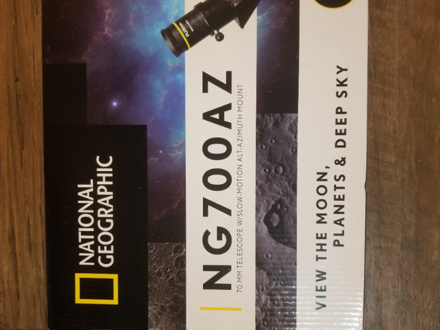National Geographic AZ NG700AZ  Refractor Telescope in Hobbies & Crafts in Kawartha Lakes