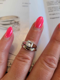 Engagement & Wedding Ring Set