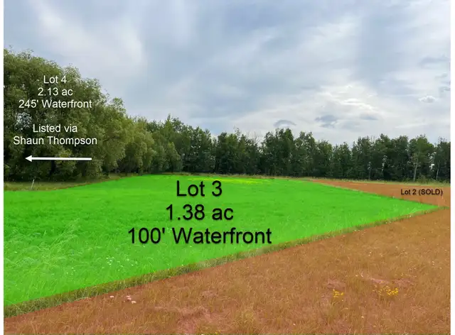 1.38 acre vacant  WATERFRONT lot near Lac du Bonnet63235756903425121