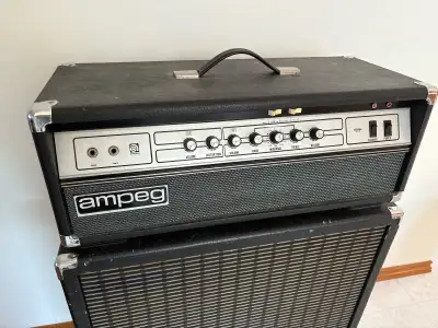 Vintage Ampeg/Yamaha half stack , View more