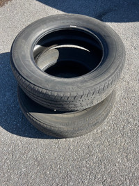 2x 225/65R17 Bridgestone alenza tires all season