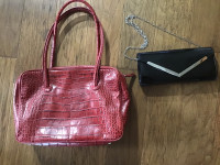 Red Daniel Leather purse