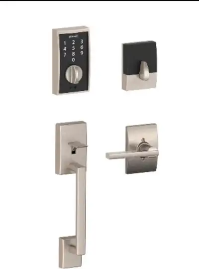 Schlage Electronic Deadbolt & Handleset, View more