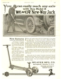 1920,s WEAVER floor jack