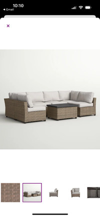 LIKE NEW outdoor sectional