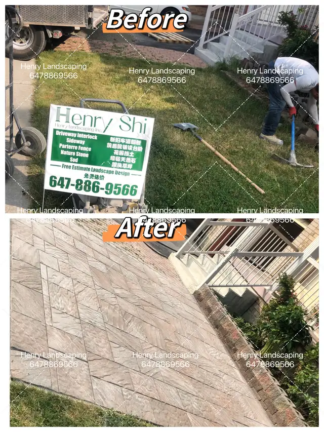 Backyard/Driveways/Landscaping services call 647886986963793687324419124
