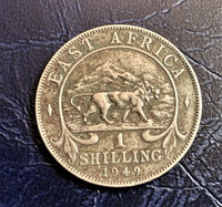 * 1949 1 Shilling East Africa Coin