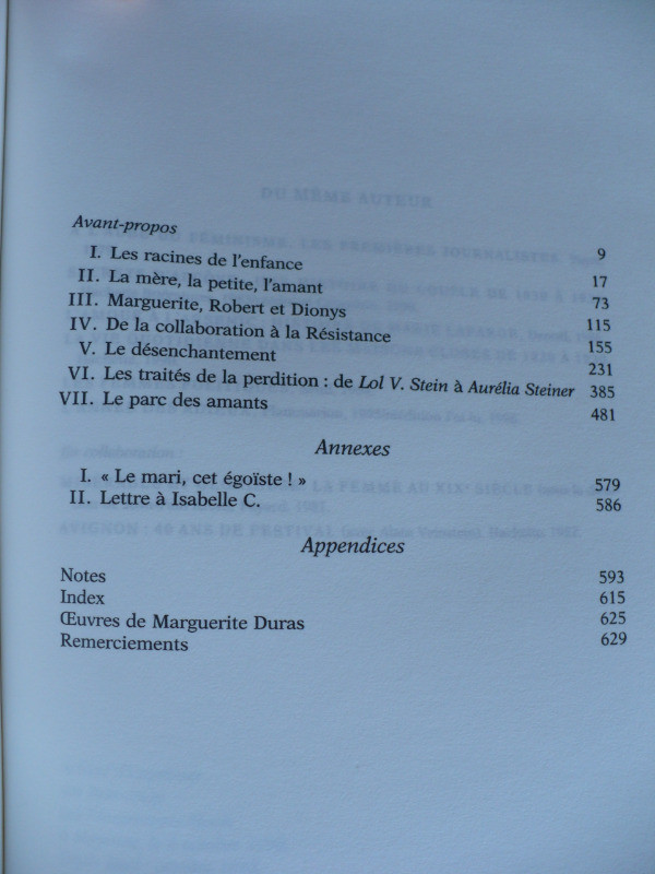 MARGUERITE DURAS ( LAURE ADLER ) BIOGRAPHIE dans Essais et biographies  à Longueuil/Rive Sud - Image 3