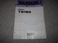 1972  Suzuki  TS185  Used Original Part Catalogue