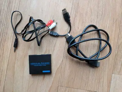 HDMI Audio Extractor Splitter 4K hdmi to 3.5mm Adapter Converter, View more