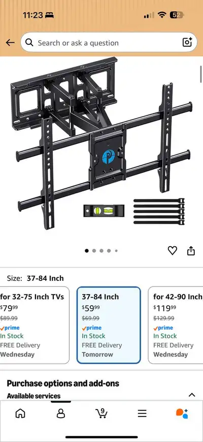 Motion TV Wall Mount, View more