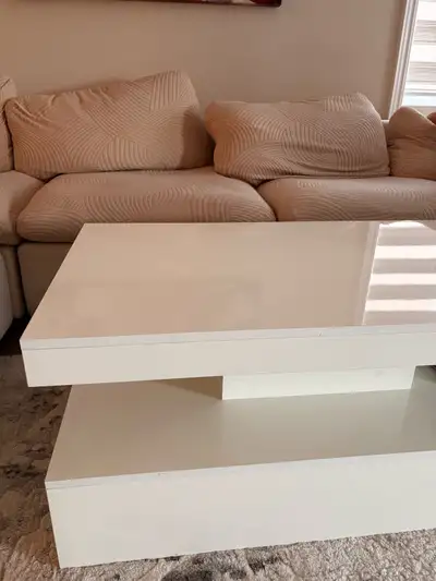 white coffee table, View more