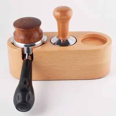 3 Hole Wooden Coffee Tamper Station / Stand / Organizer (Φ51-54m, View more