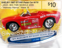 JADA BIG TIME Muscle 2009 #170 SHELBY 1967 GT-500 Pedal Car