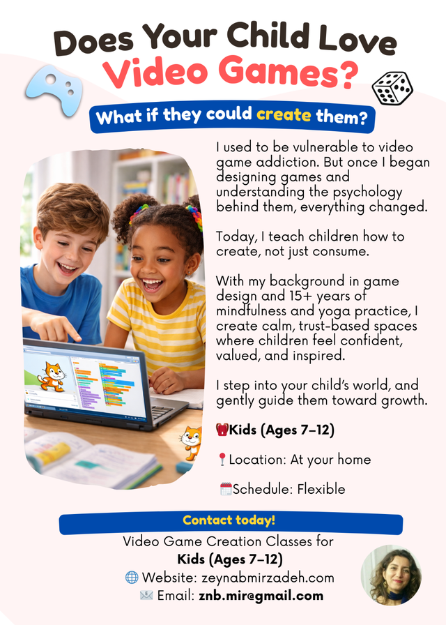 Video Game Creation Classes for Kids (Ages 7–12)65636571172609120