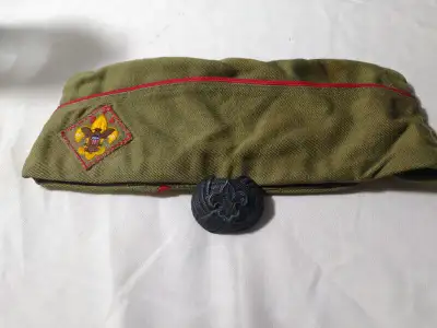 1960's Boy Scouts Hat and Woggle Excellent condition Was mine in the 1960's Small stain top right co...