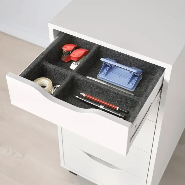 5-Drawer Unit White File Cabinet Organizer in Bookcases & Shelving Units in Mississauga / Peel Region - Image 3