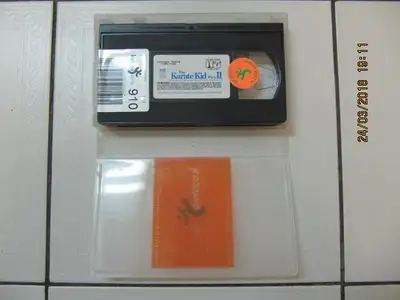 Up for sale is a classic The Karate Kid Part II VHS movie in excellent condition. Part of an old vid...