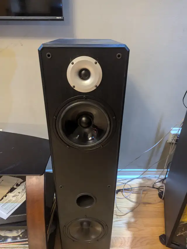 USED ACOUSTIC PROFILE 88.7 FLOOR SPEAKERS GOOD WORKING in Speakers in Markham / York Region - Image 6