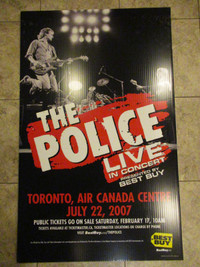 "The Police" Toronto Concert Ad