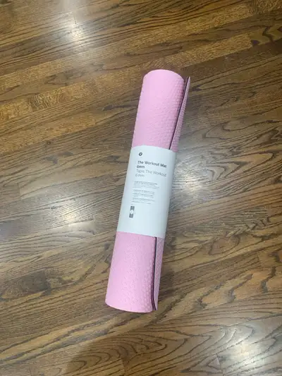New Lululemon The Workout Mat 6mm Pink Yoga Mat, View more