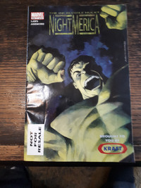 The Incredible Hulk NightMerica #1 of 6 Kraft/Marvel Comic