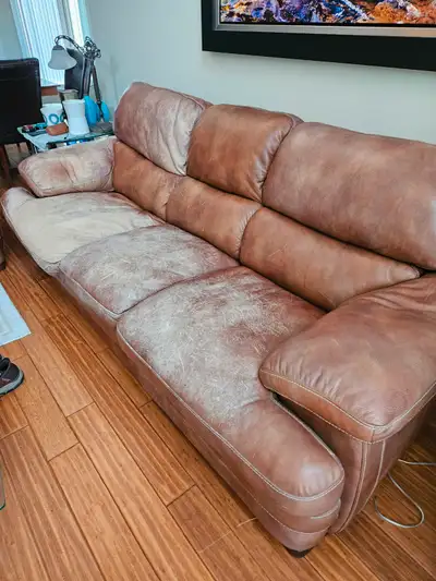 Free couch and loveseat, View more