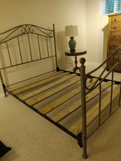 Queen bed frame, View more